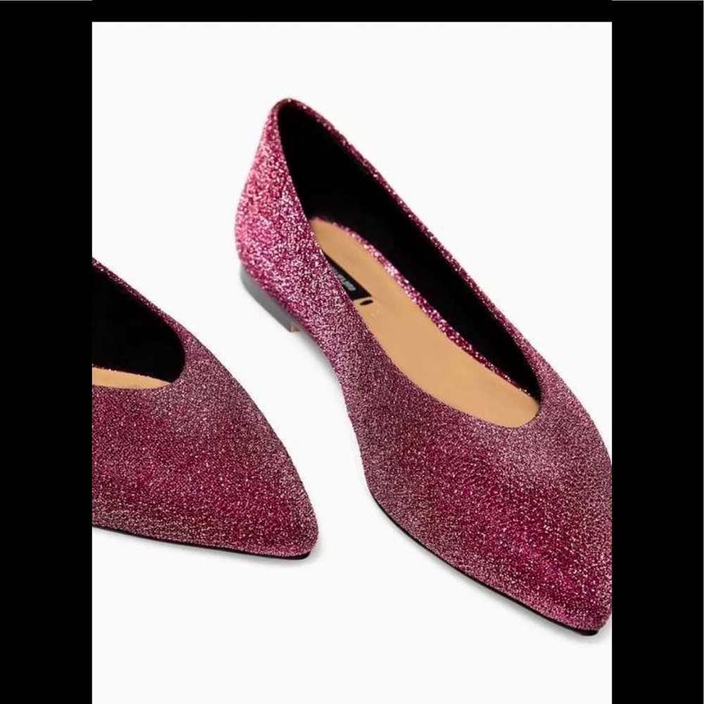 NWT Women Flats - Metallic Pink Ballerina